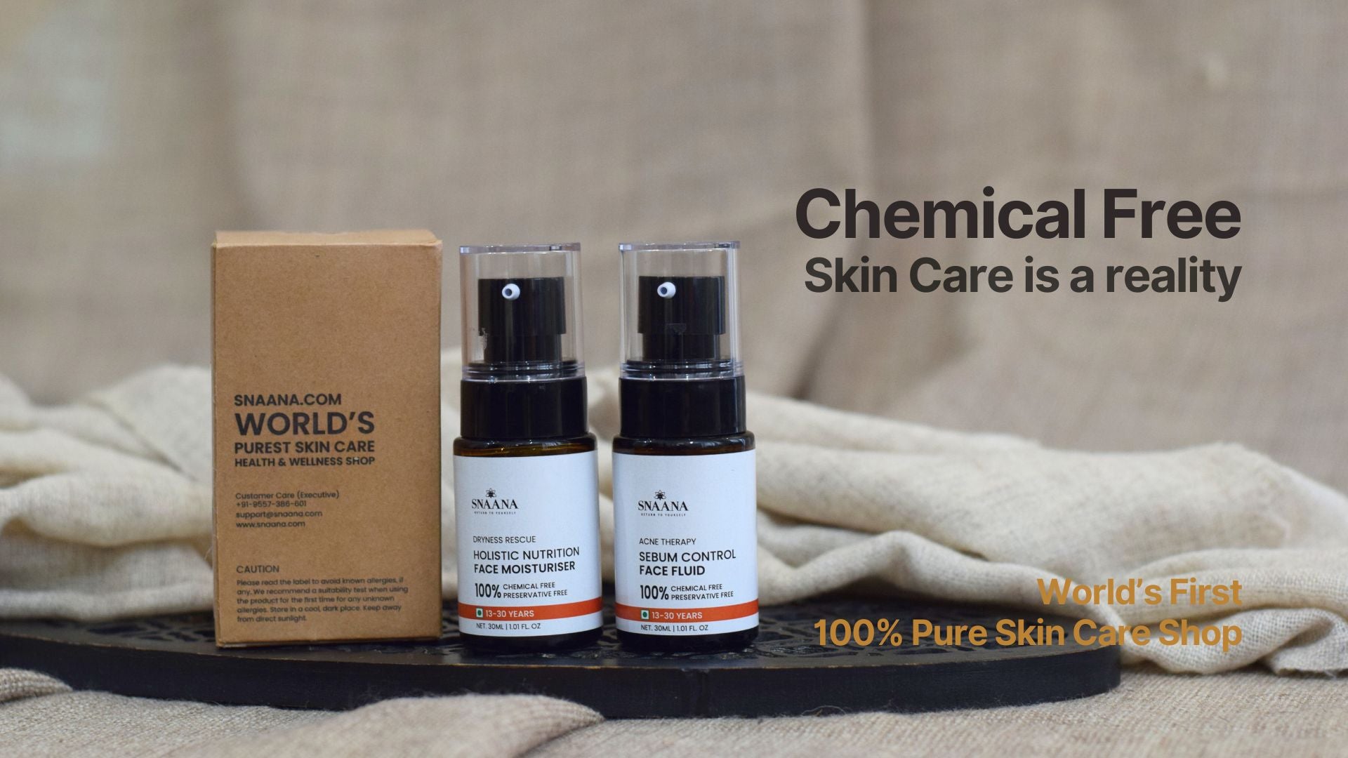 100 Chemical free skin care product is a reality ? SNAANA